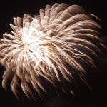 Feuerwerk beim Nürnberger Volksfest